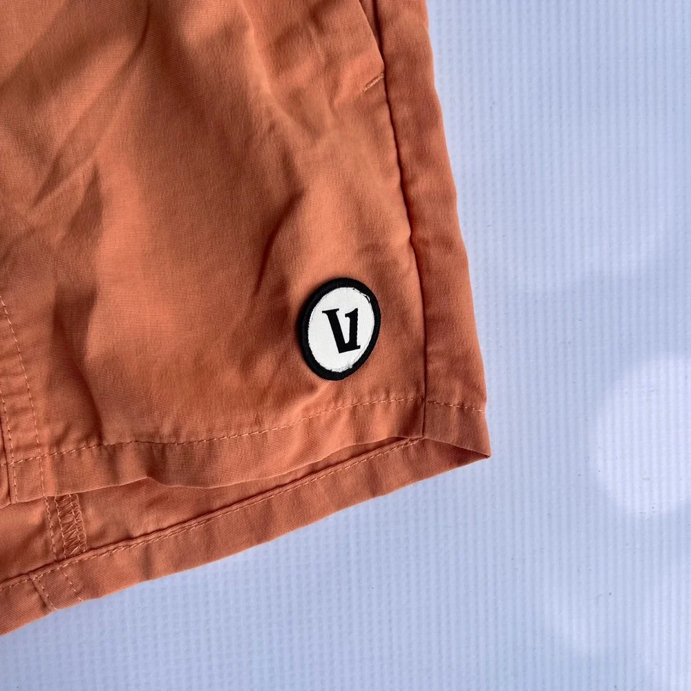 Vuori Womens Kore Short Burnt Orange Peach‎ Athletic Running Gym Shorts Size XS